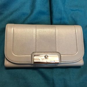 Grey coach wallet